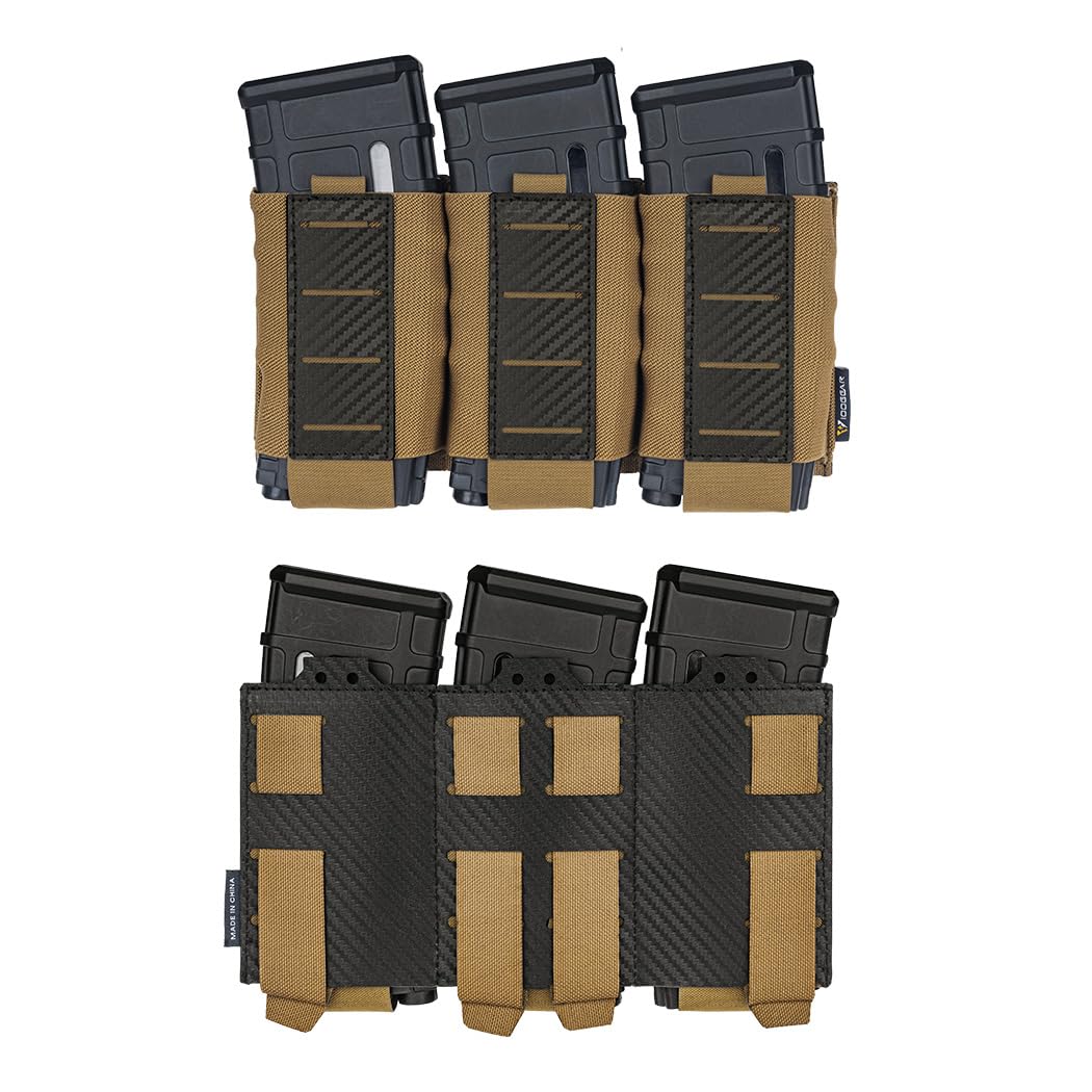 IDOGEAR Military 5.56 Magazine Pouch Mag Carrier Mag Pouch Holder MOLLE 9mm