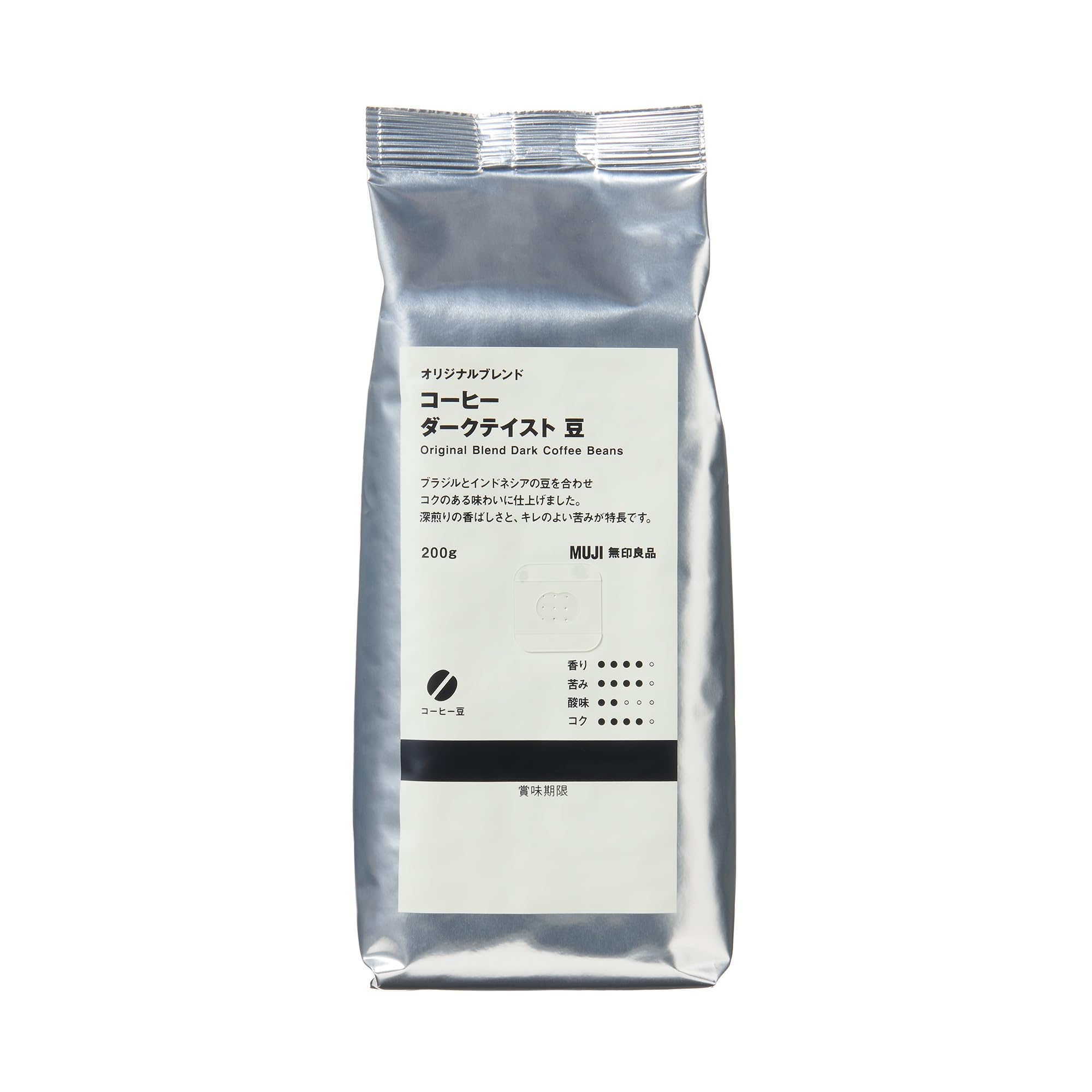 無印良品 オリジナルブレンドコーヒー豆 ダークテイスト 200ｇ 8378209…