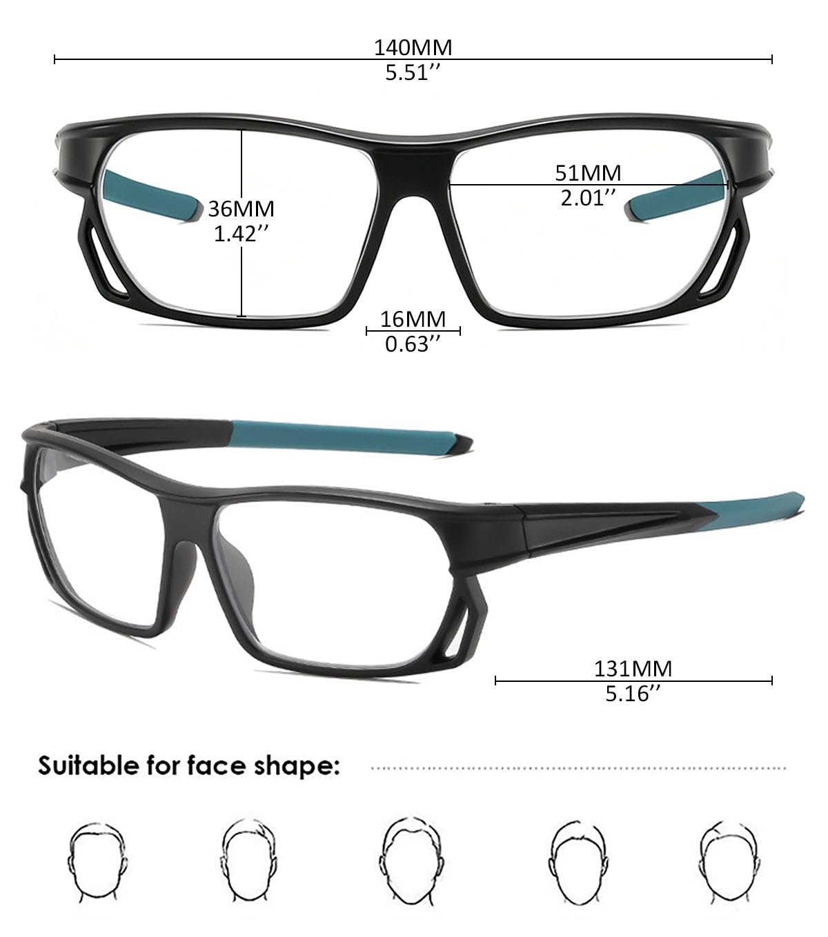 KOOSUFA Selbsttönende Gleitsicht Lesebrille Sportliche Gleitsichtbrille | Herren Damen, Progressive Multifokus, Photochrome, Blaulichtfilter, Leicht, UV-Schutz, Sonnenlesebrille +1.0-4.0
