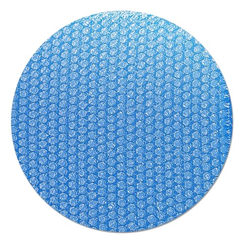 Bseical 122cm Pool Cover Couverture Solaire à Bulles Piscine Bâche Chauffe-Piscine Protecteur...