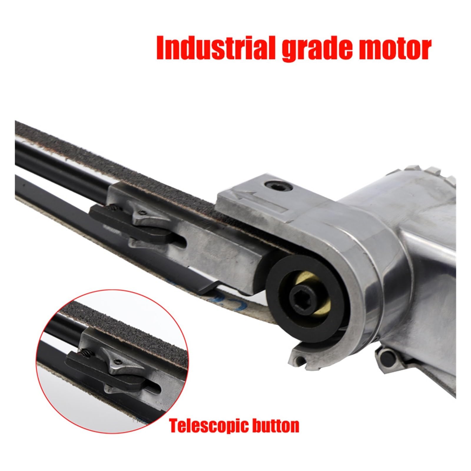 Levigatrice Pneumatica A Nastro, Velocità Regolabile, Rettifica Liscia