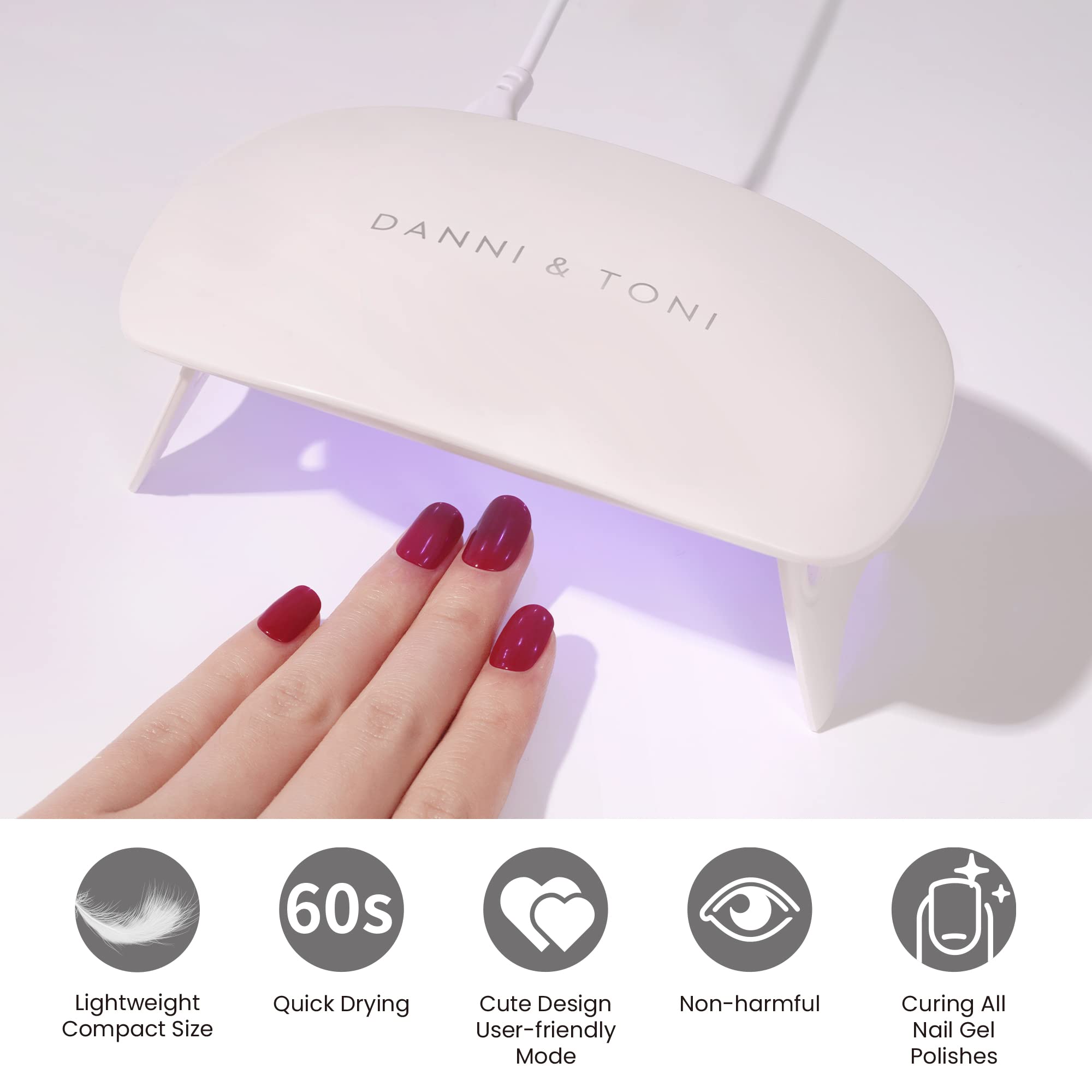 Amazon.co.jp: DANNI＆TONI10W ジェルネイルライト レジン硬化用 UV