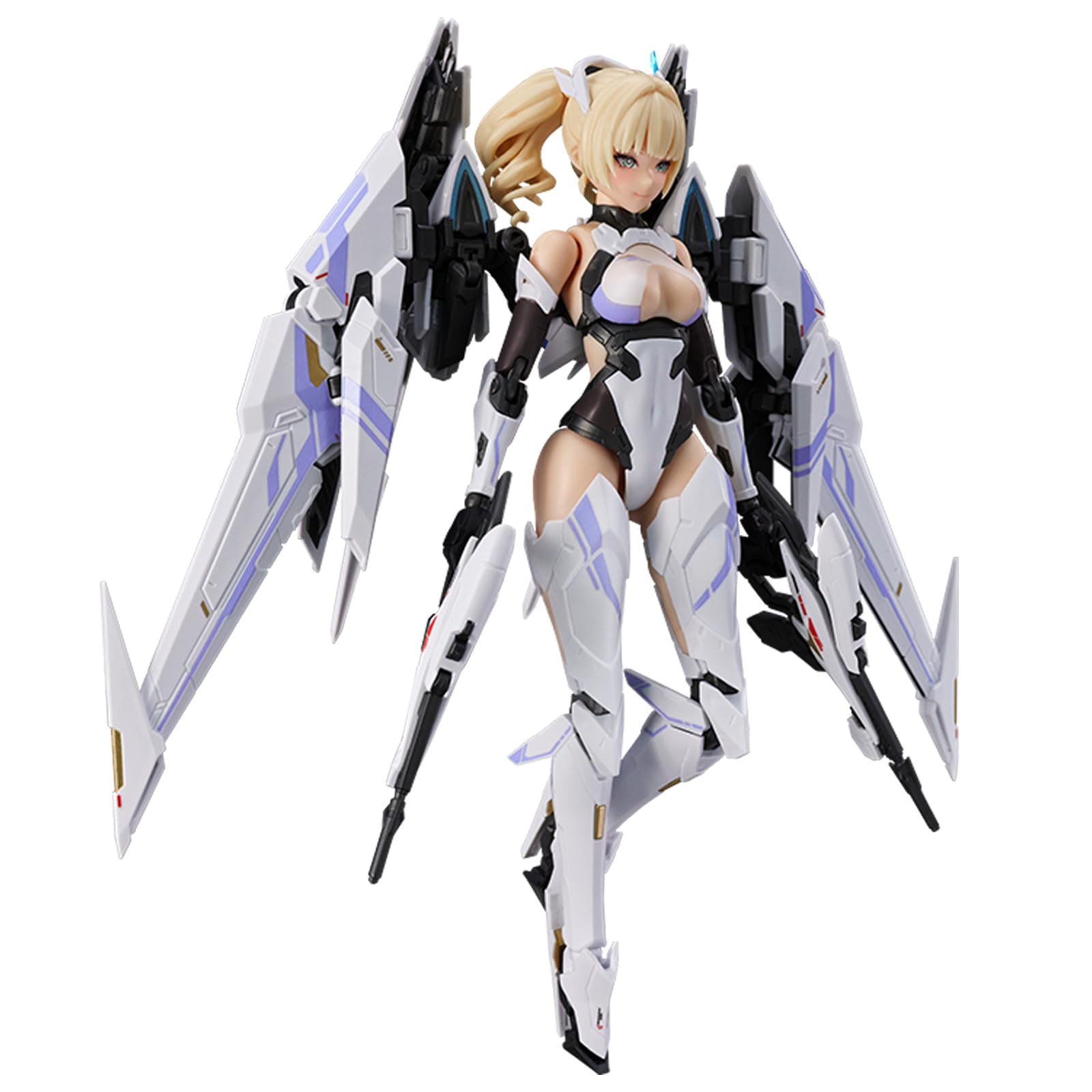 Pipigirl 1: 10 Mecha Plastic Assembly Action Figures, Mao Sun, Mecha Woman, 6.6 inch Anime Style Easy to Assemble Action Figures — image 1