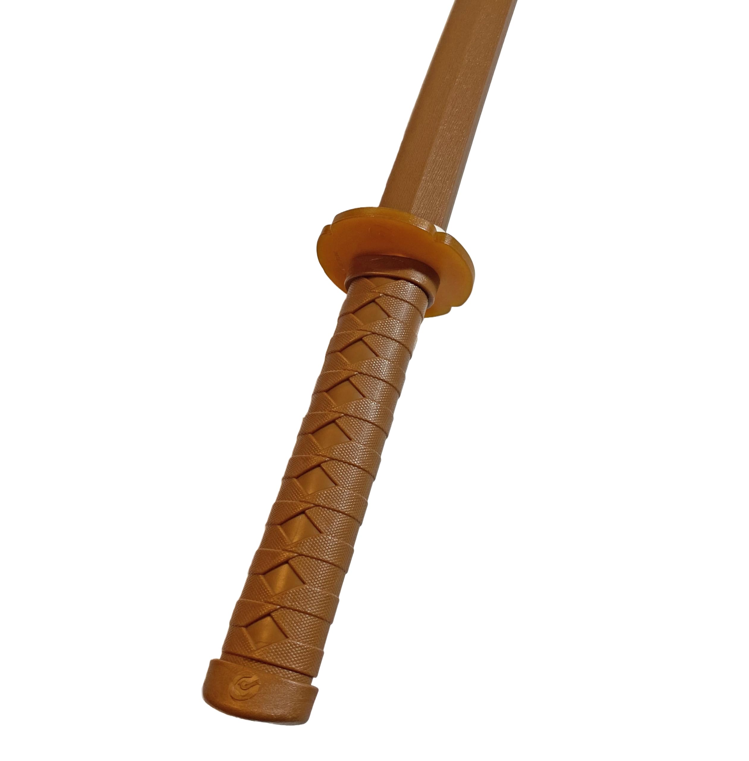 Bokken Katana Épée d'entraînement en TPR Marron 100 cm avec Tsuba Katana Épée d'entraînement Aikido Kobudo