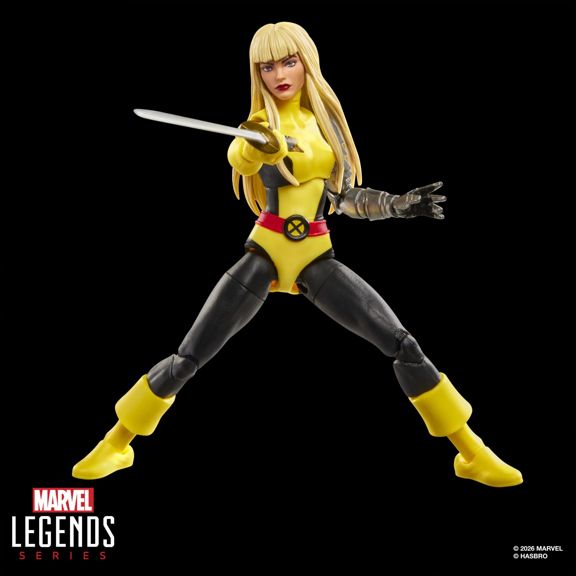 Marvel Legends Series, Figurine de Collection Secret Wars Magik de 15 cm avec Bouclier lenticulaire, inspirée des Bandes dessinées X-Men and New Mutants