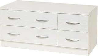 IKEA ローチェスト: 小さなスペースに最適な収納ソリューション 2 Crocio Bloom Low Chest, Wooden, White Oak Color, Width 35.4 inches 90 cm, Stylish, Kids Top Panel, Rounded Finish, Children's Room, Cute
