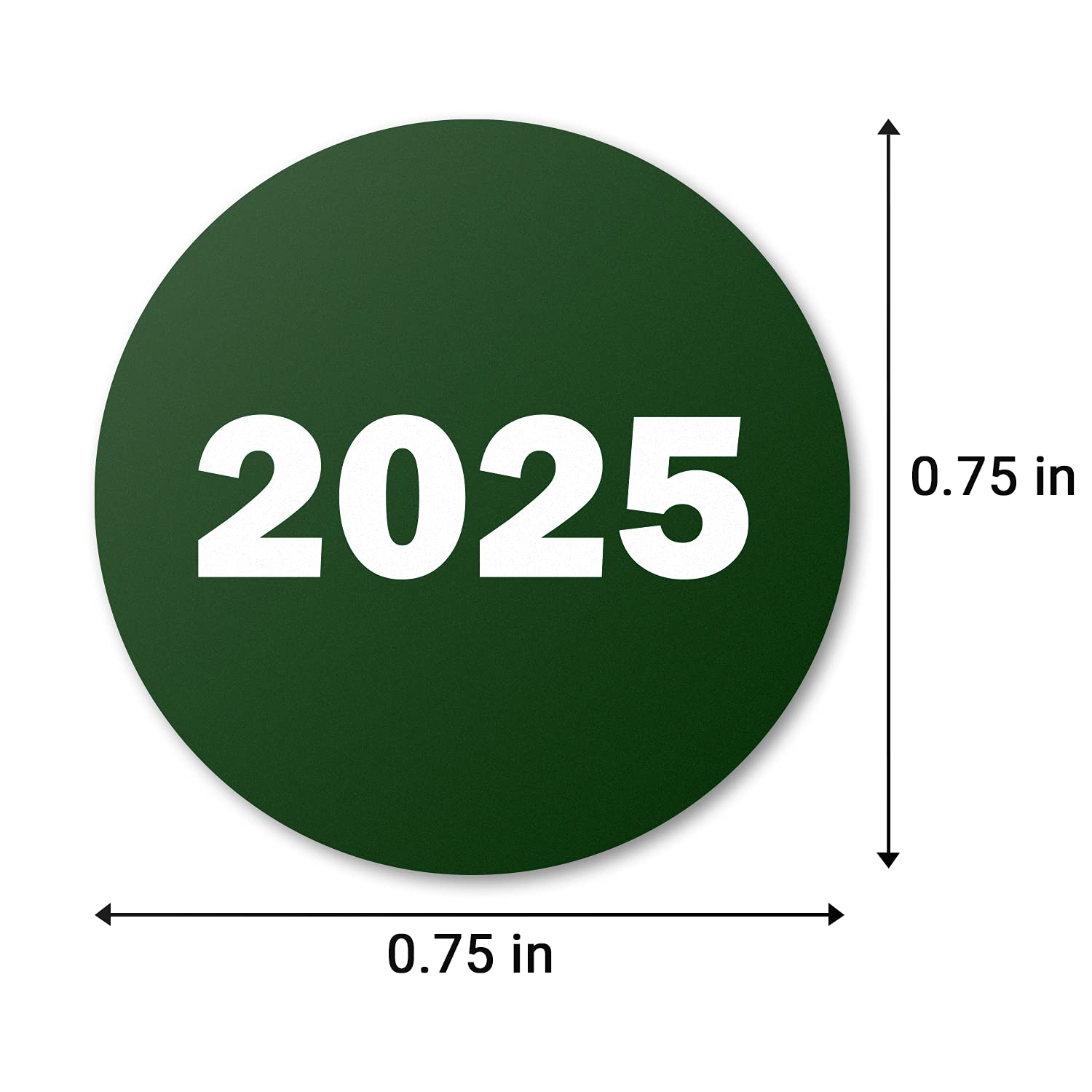 900 Etiquetas | 2025 Etiquetas - Año de 2025 Etiquetas - Clase de 2025 Etiquetas (0.75 pulgadas, Verde) para etiquetas de citas, medicamentos, etiquetado de alimentos