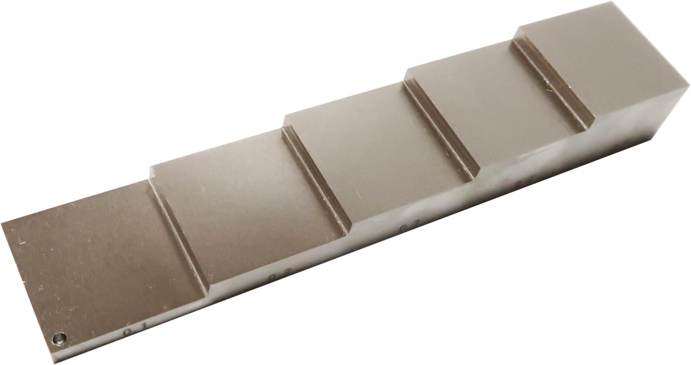 Nickel Plated ultrasonic Calibration Block UT Step Block Wedge 1018 Steel 5 S...
