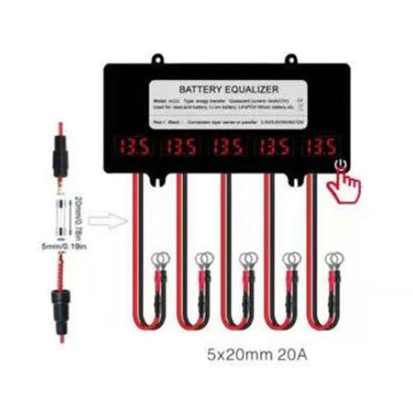 Accesorios para regulador de batería y probador portátil, con Pantalla Digital