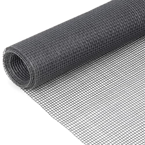 SAMUFLY Fliegengitter mit Alurahmen anthrazit 80x100cm Fensterschutz Insektenschutzgitter für Fenster Fliegennetz Mückenschutz Insektenschutzrahmen