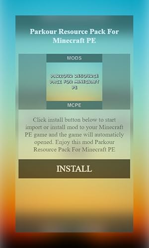 Pro Parkour Resource Pack For Minecraft Pe