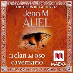 Diseño de la portada del título El clan del oso cavernario