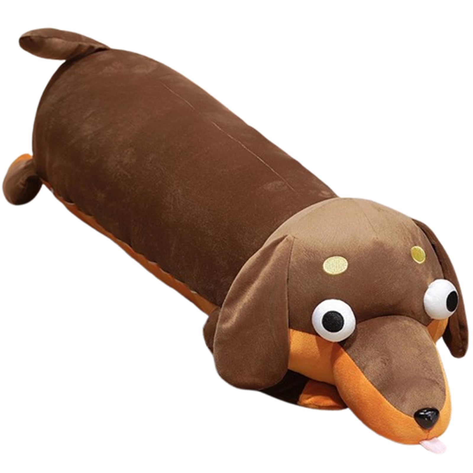 Dackel Kuscheltier, Lang Dackel Hund Kuscheltier XXL Kissen, Gewichtskuscheltier, PlüSch-Hundekissen Weich PlüSchkissen, Geburtstag Deko Geschenk FüR Kinder Baby (100cm,shenzong)