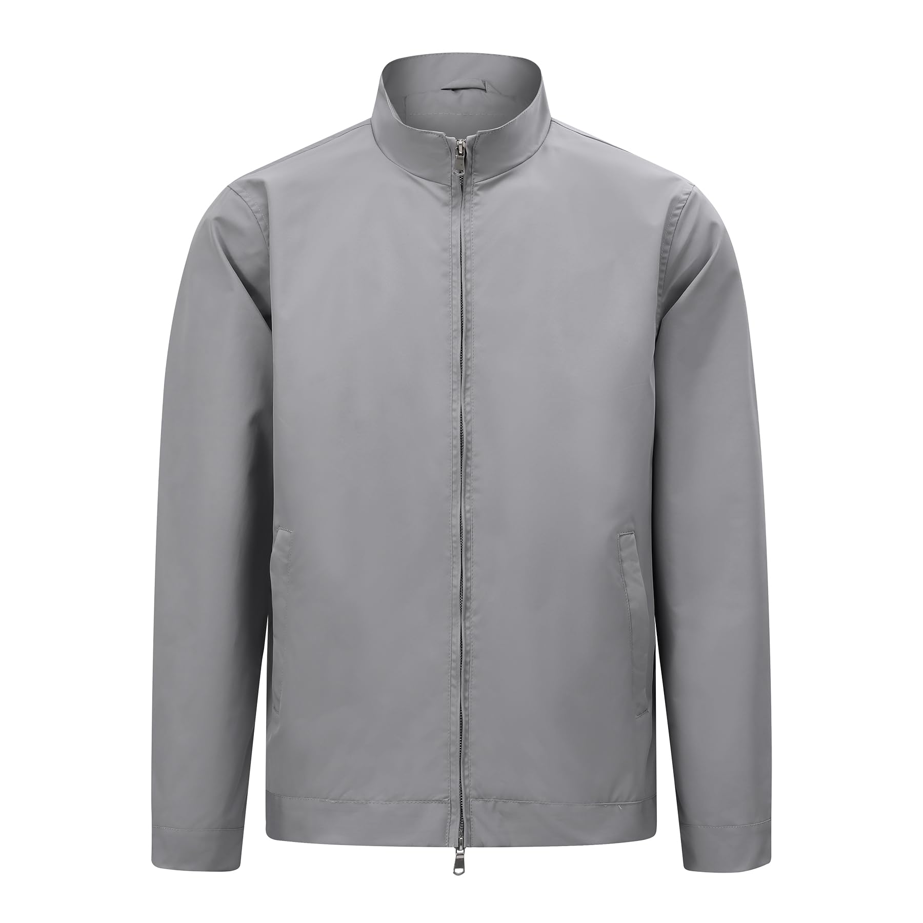 Allthemen Herren Jacke Stekragen Übergangsjacke mit Reißverschluss Bomberjacke Leicht Fliegerjacke Herbst Blousonjacke Freizeit