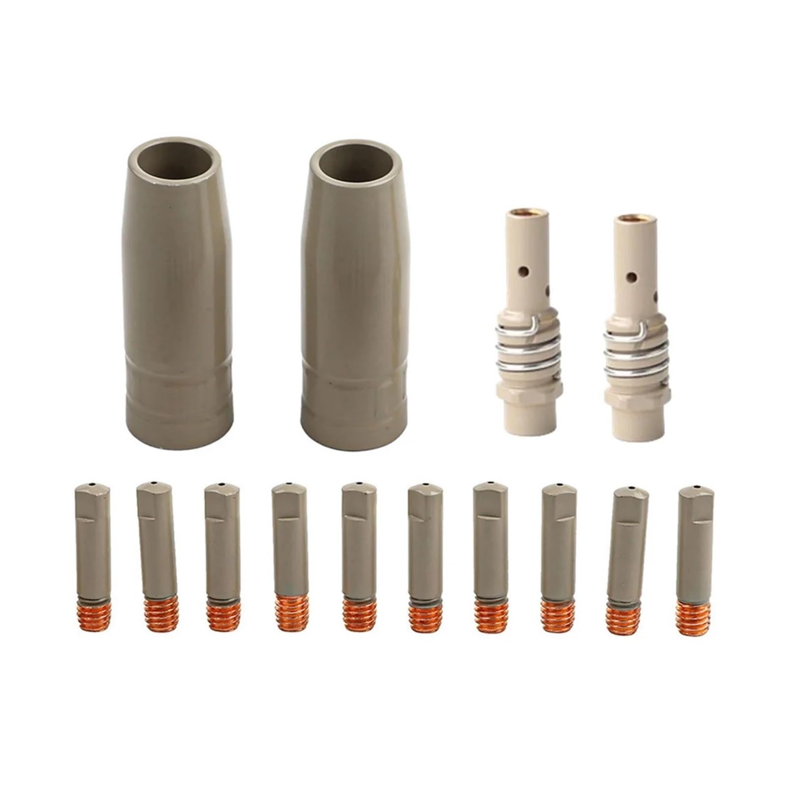 xuyuyan Nozzles MIG Welding Tips 15AK Coating Anti-slag Finish 0.9mm