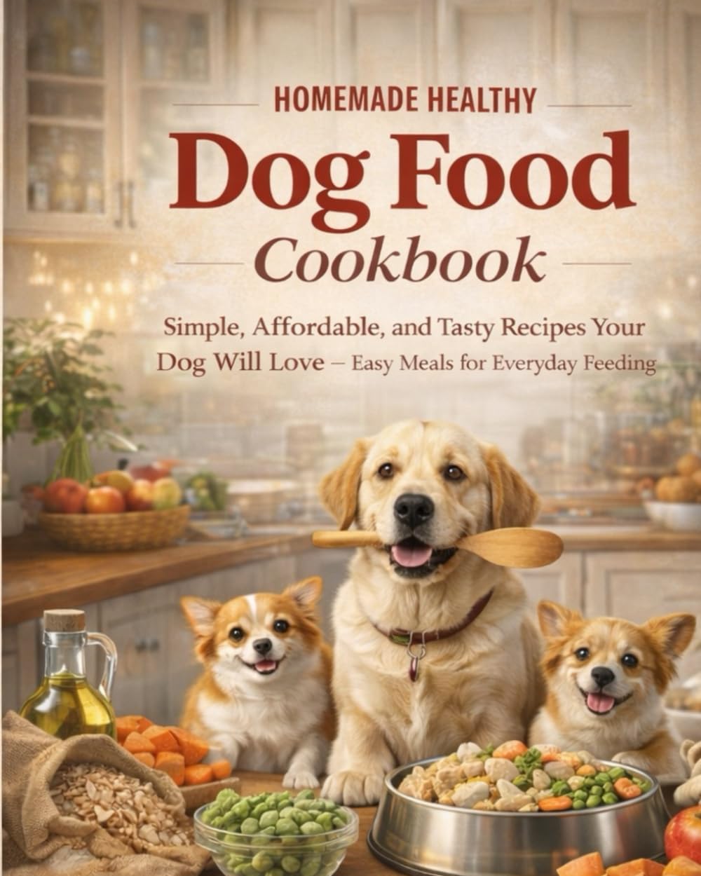 Homemade Dog Food Cookbook: Simple, Affordable, and Tasty Recipes Your Dog Will Love — Easy Meals for Everyday Feeding