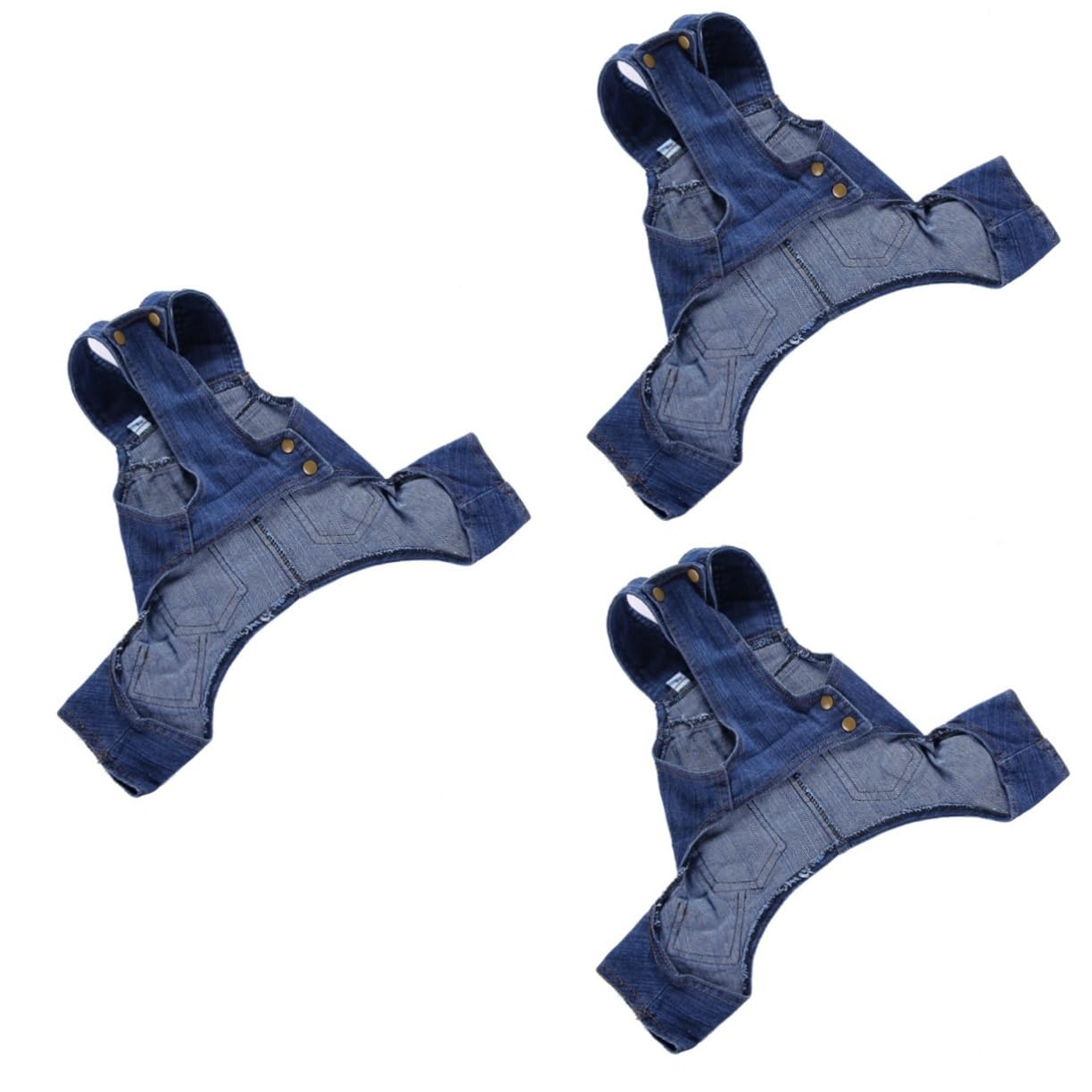 BESPORTBLE 3pezzi Pantaloni Per Cani Jeans Eleganti Con Bavaglino Per Piccoli Cani e Cuccioli Taglia Xxl Abbigliamento Per Animali Domestici Per Attività All Aperto e Foto Speciali