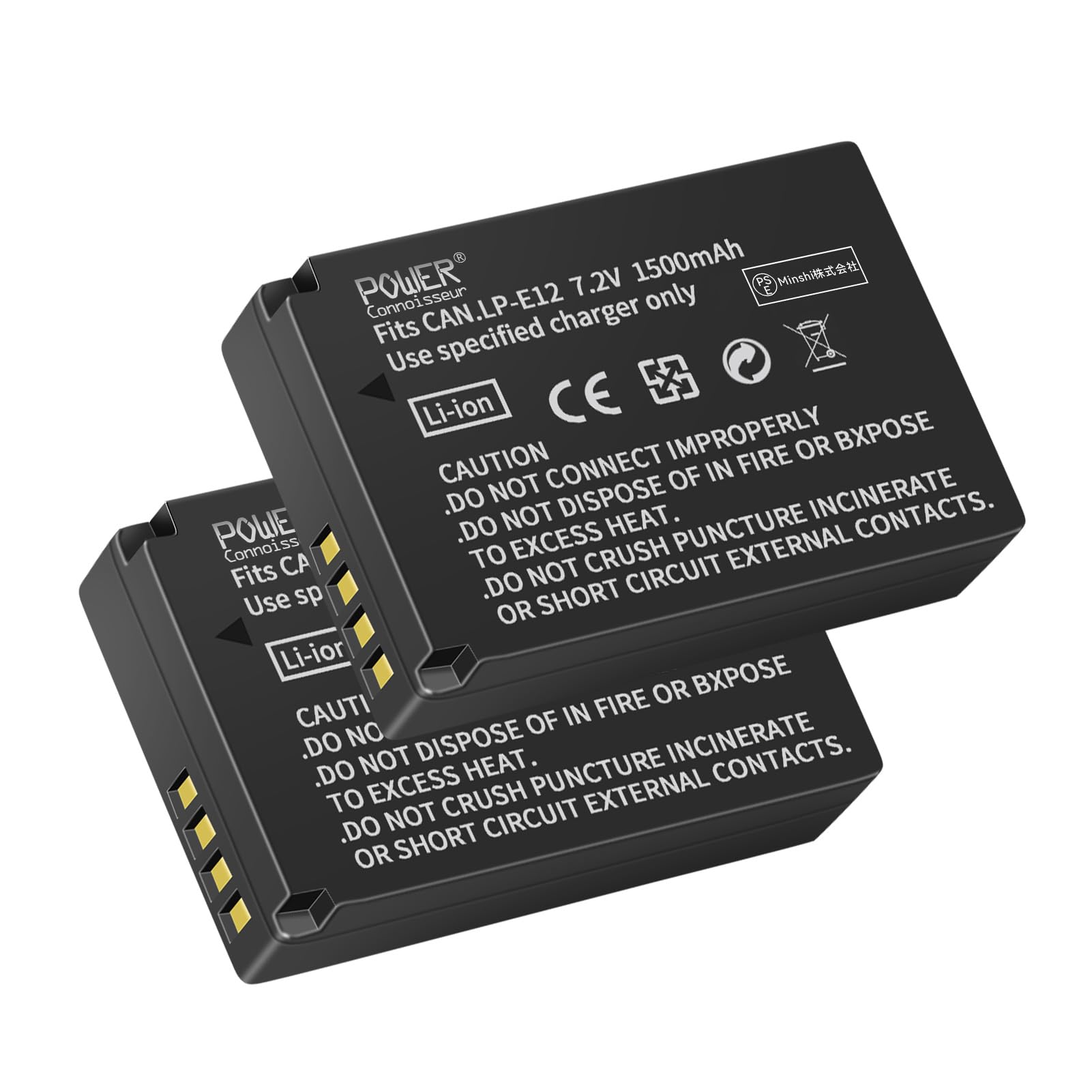 Amazon | Power-connoisseurリチウムイオン充電池LP-E12交換バッテリー