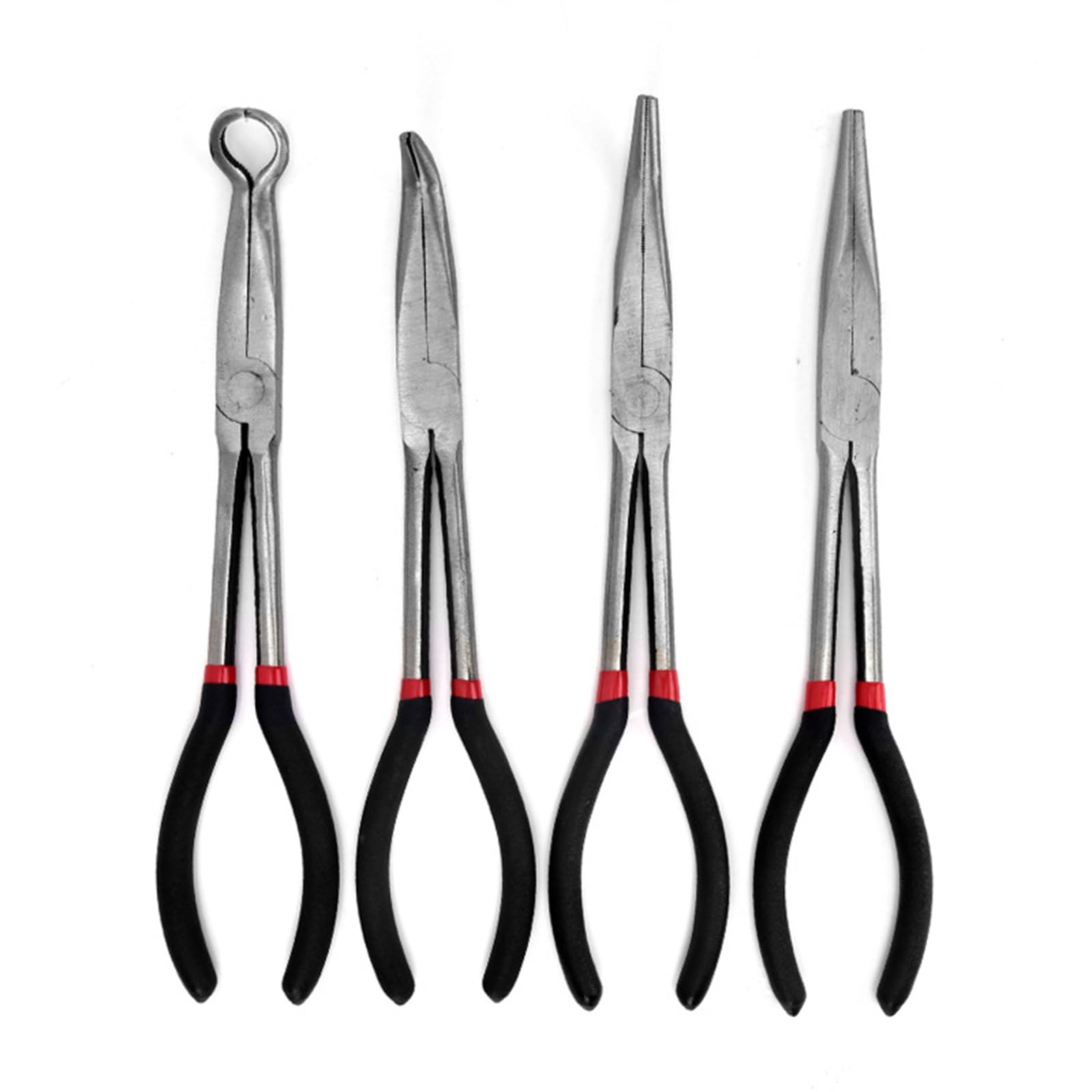 Zwwaazhf Nonslip Grip Long Nose Pliers Plugs Removal Plier For Vehicle Radiators Clamp And Wire Disconnection Plugs Removal Pliers