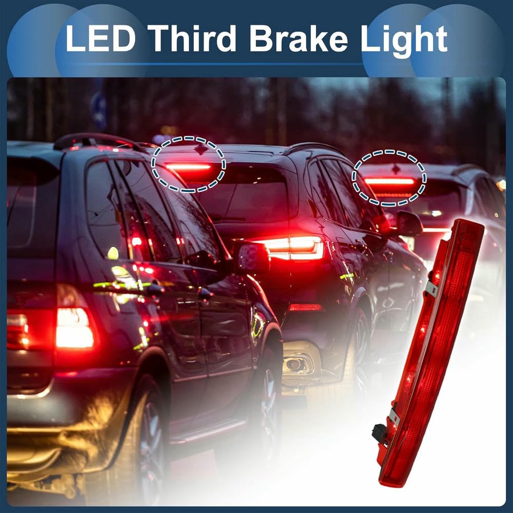 Tercera luz de Freno LED de Montaje Alto para Luces de Freno traseras, para Renault Megane Mk2 Hatchback 2002-2009 Scenic II 2003-2009 Grand Scenic 2004-2009 8200073239