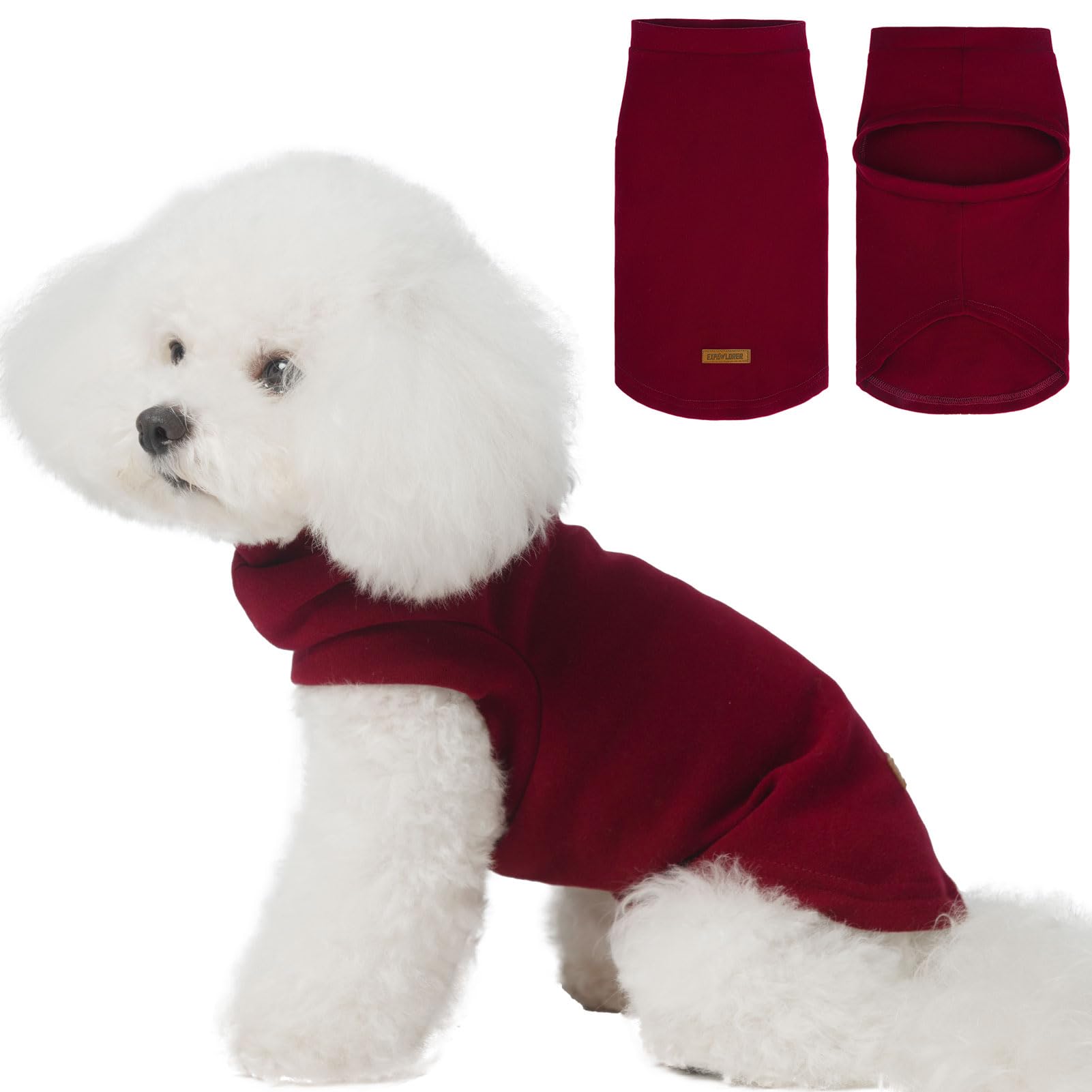 EXPAWLORER Cat Sweater Warm Fleece Pet Clothes for Cats Only โ image 1