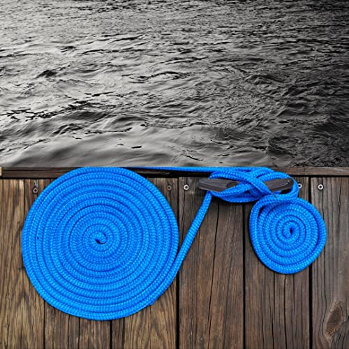 Simplified Living 4 Inch Dock Cleat. Weatherproof Black Nylon Boat Cleat Tie Downs - 4 Pack. #TOP3