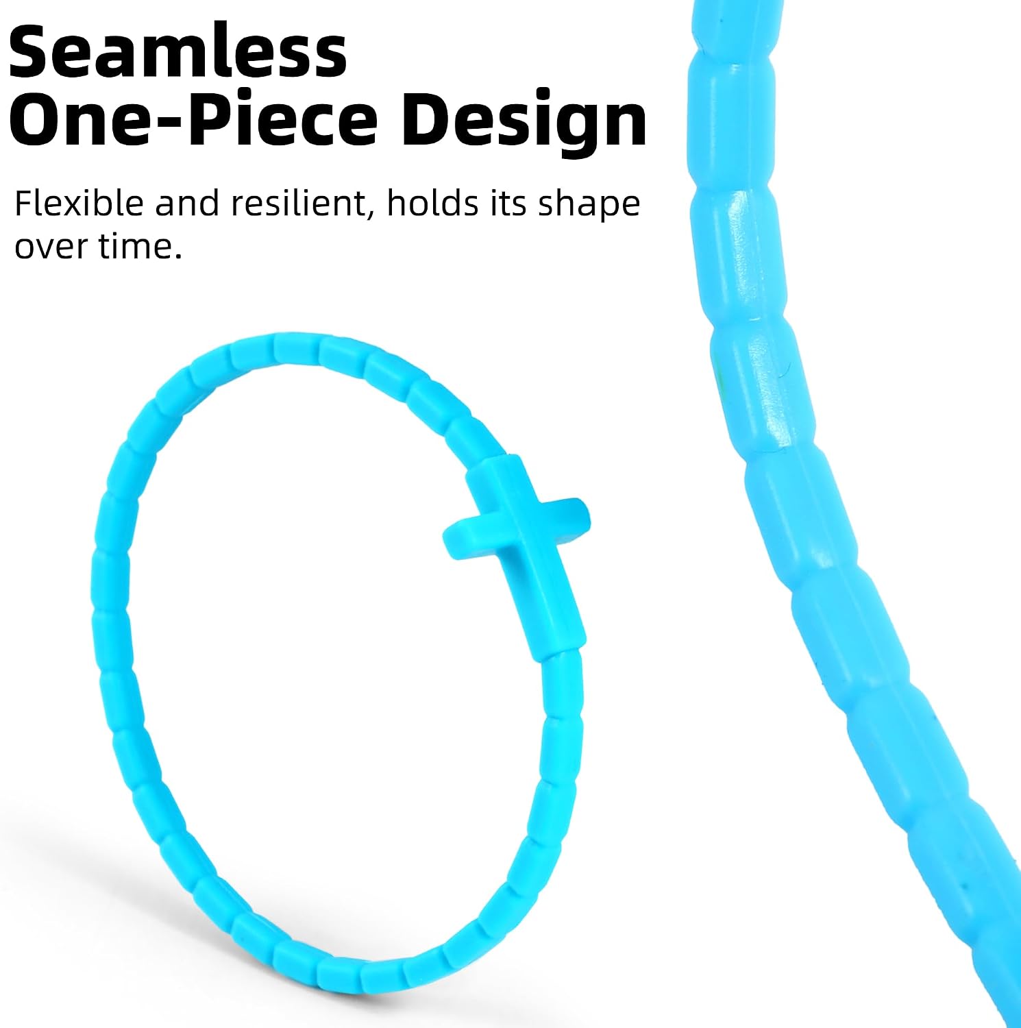 Jesus Cross Silicone Bracelets for Kids & Adults
