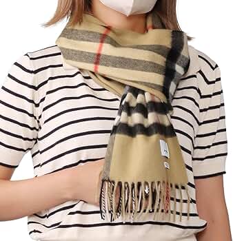 バーバリー マフラー ジャイアントチェック アーカイブベージュ&インキーブルー Amazon.co.jp: [BURBERRY] [バーバリー] マフラー ストール