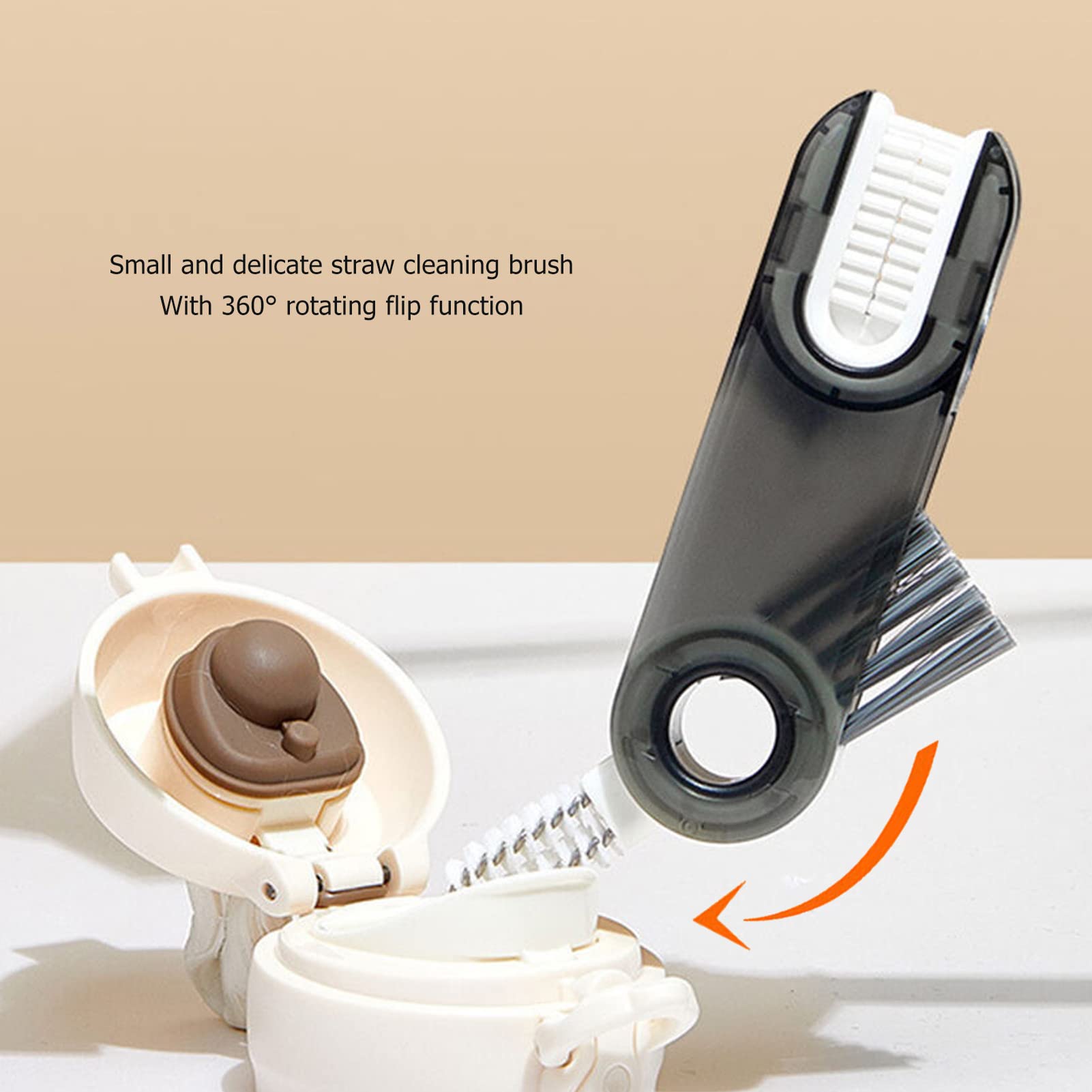 3 in 1 Cup Lid Gap Cleaning Brush Set, 3 in 1 Multifunctional Cleaning Brush - Image 4