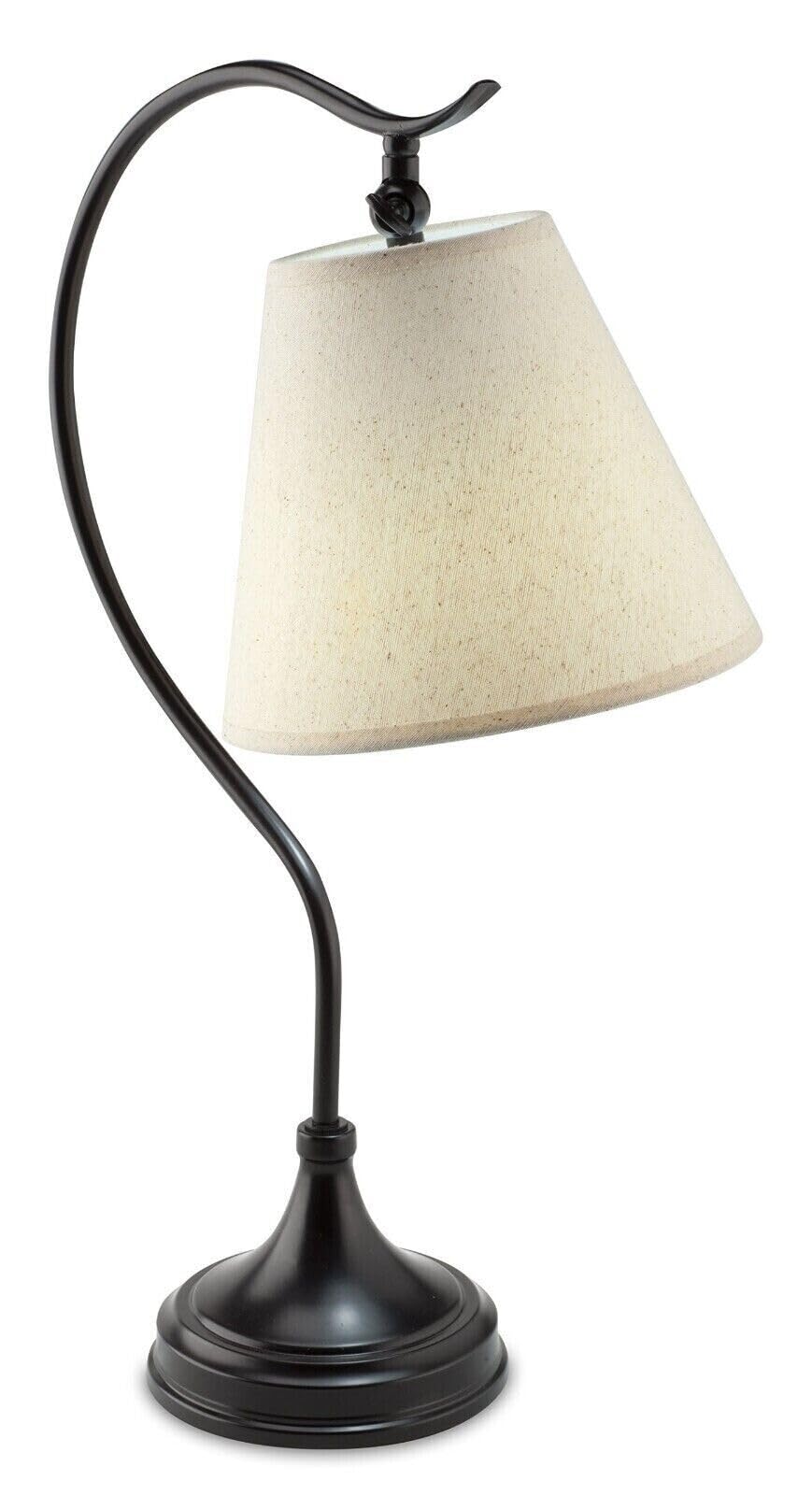 15 Watt Table Lamp Desk Lamp Study Reading Light Table Bedside Lamp with 2 Shades