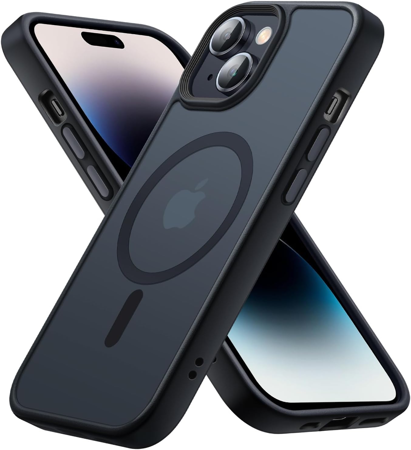 BATCHONE Back Cover for iPhone 16 | Compatible with MagSafe | Premium Polycarbonate | Shockproof (Black) (Pack of 1) — Amazon image 2
