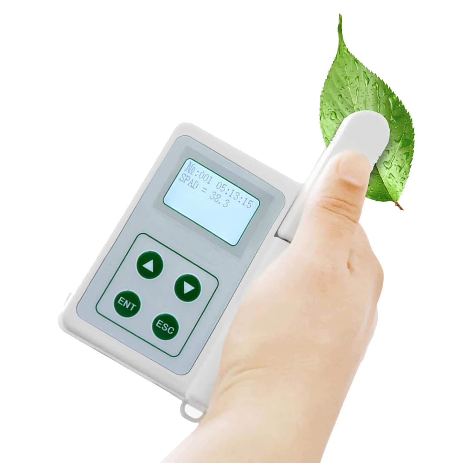 Analyseur de Chlorophylle Portable, Mesure Précise de la Chlorophylle des Plantes, Idéal pour la Recherche Agricole et Environnementale YLS-A