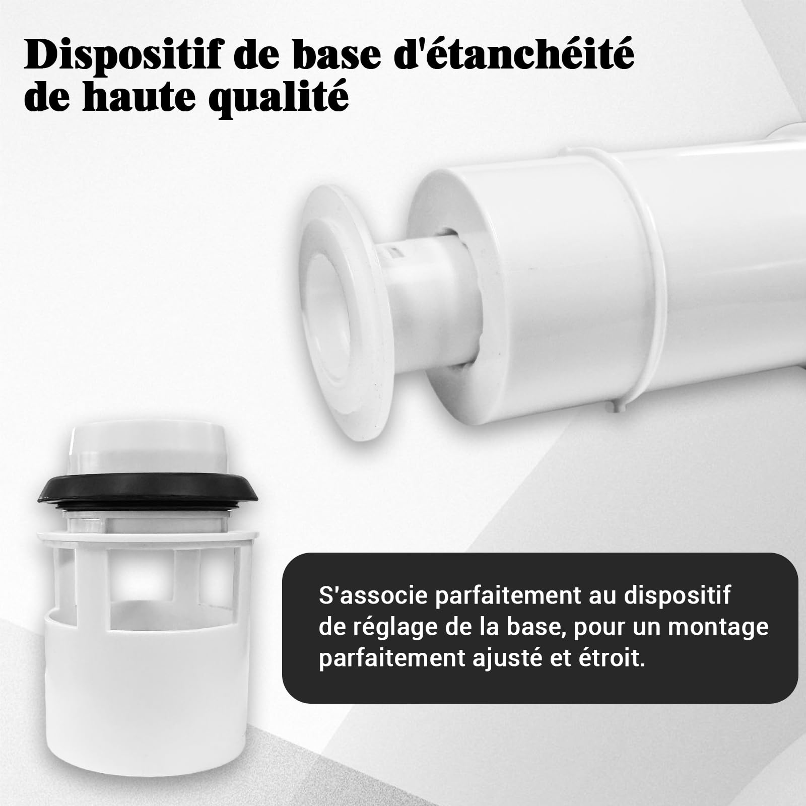Mécanisme de Chasse d'Eau WC Compatible avec TECE, Siège de Vanne, Unité d'Étranglement, Levier de Commande. Référence de Remplacement 9820223, 1 Pièce