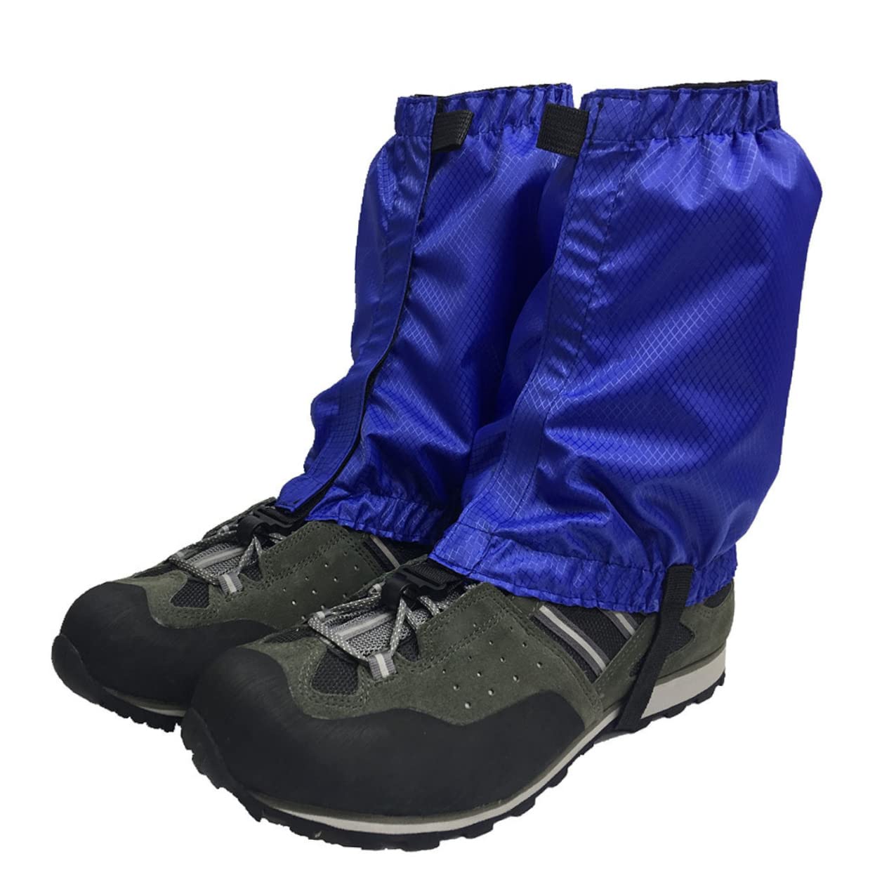 Happyyami 3 Paires guêtre pour la randonnée en Plein air guêtres de Chaussures de randonnée guêtres de Bottes de Neige Cheville Couvre Chaussure Impermeable guêtre de Marche imperméable Blue