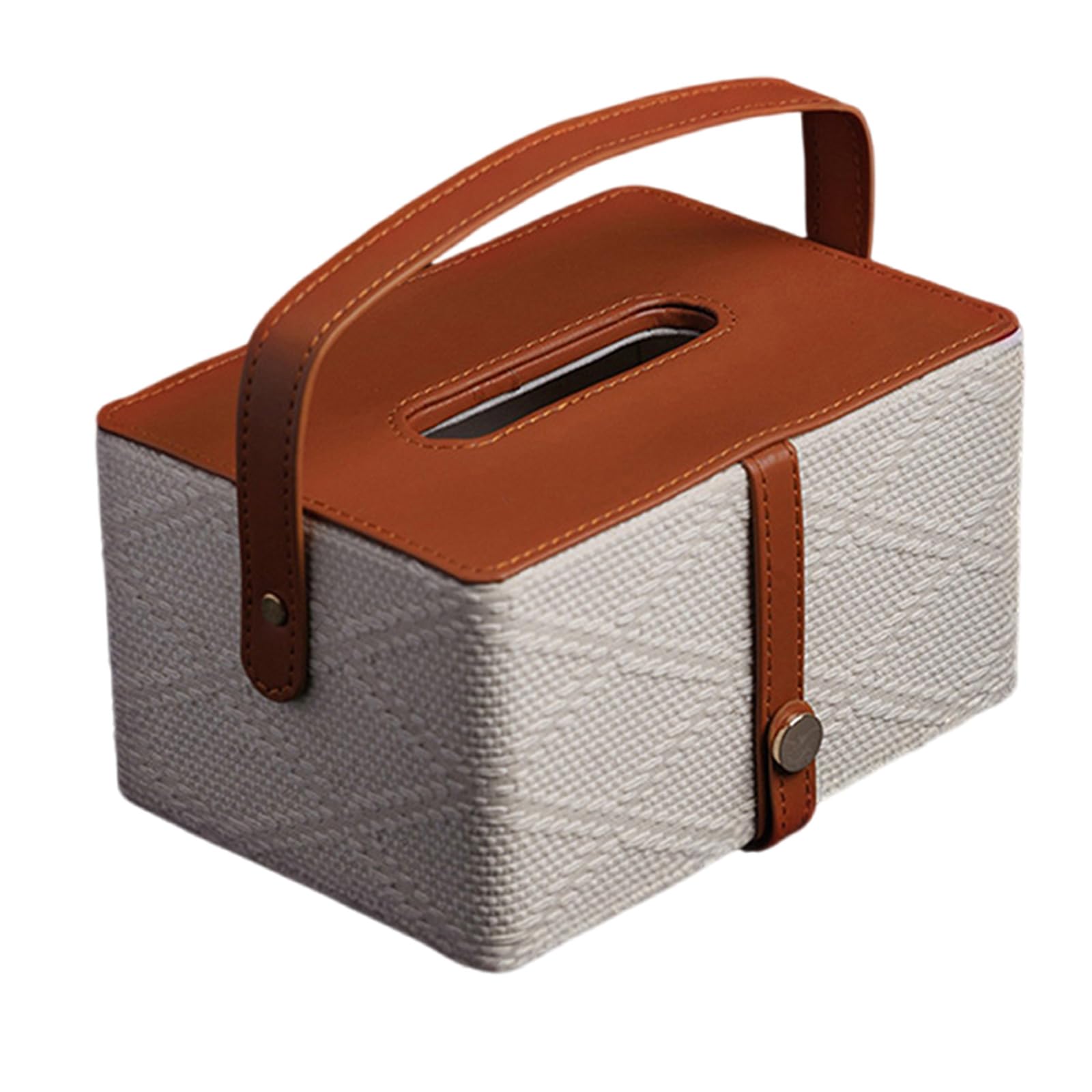 APGLSXY Practical Sturdy PU Leather Tissue Dispenser with Drawer Designs for Use Living Room or Supplies Drawer Styles Dispenser