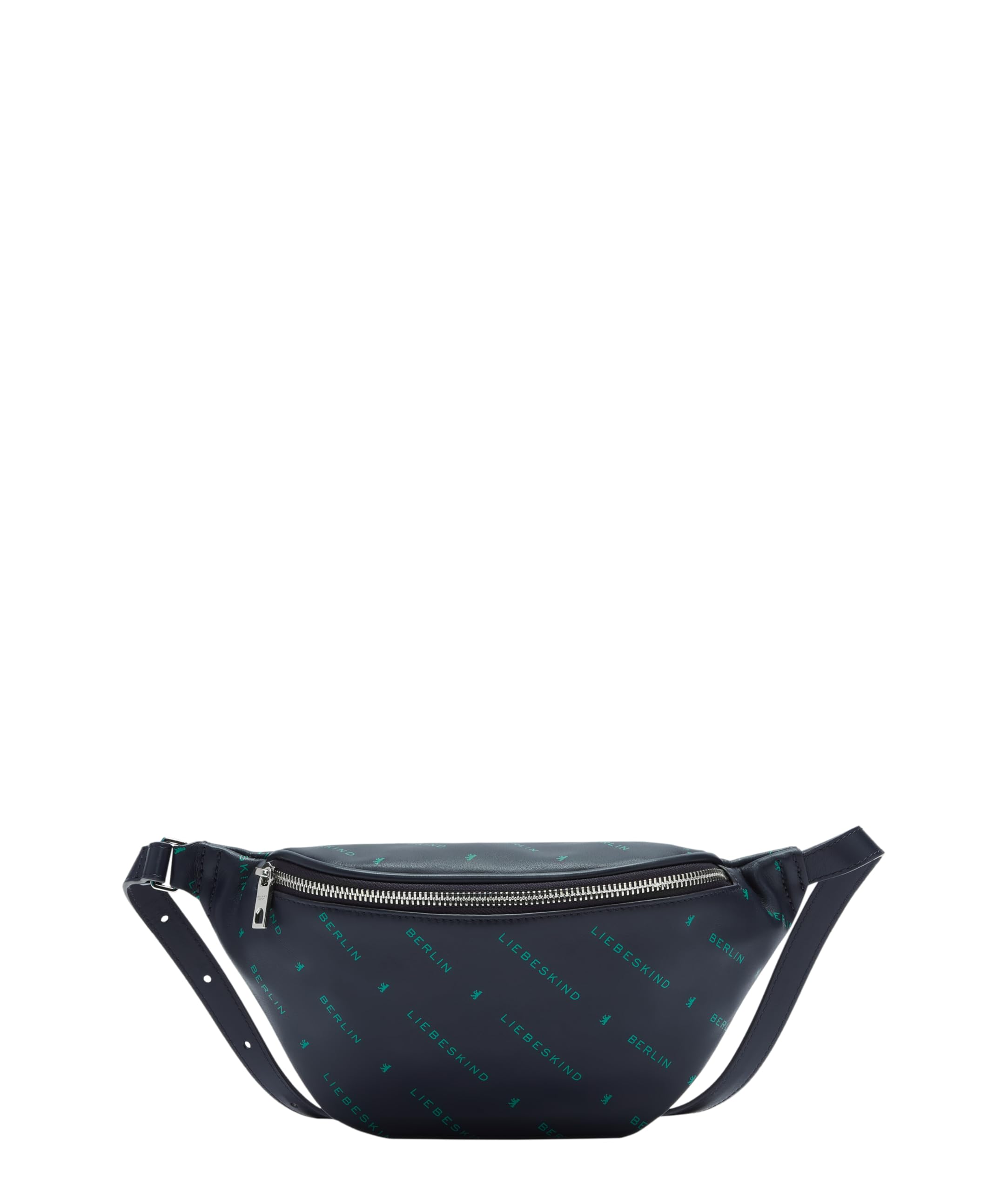 Bolso de la correa LIEBESKIND Berlin de cuero azul marino tipo bandolera 6