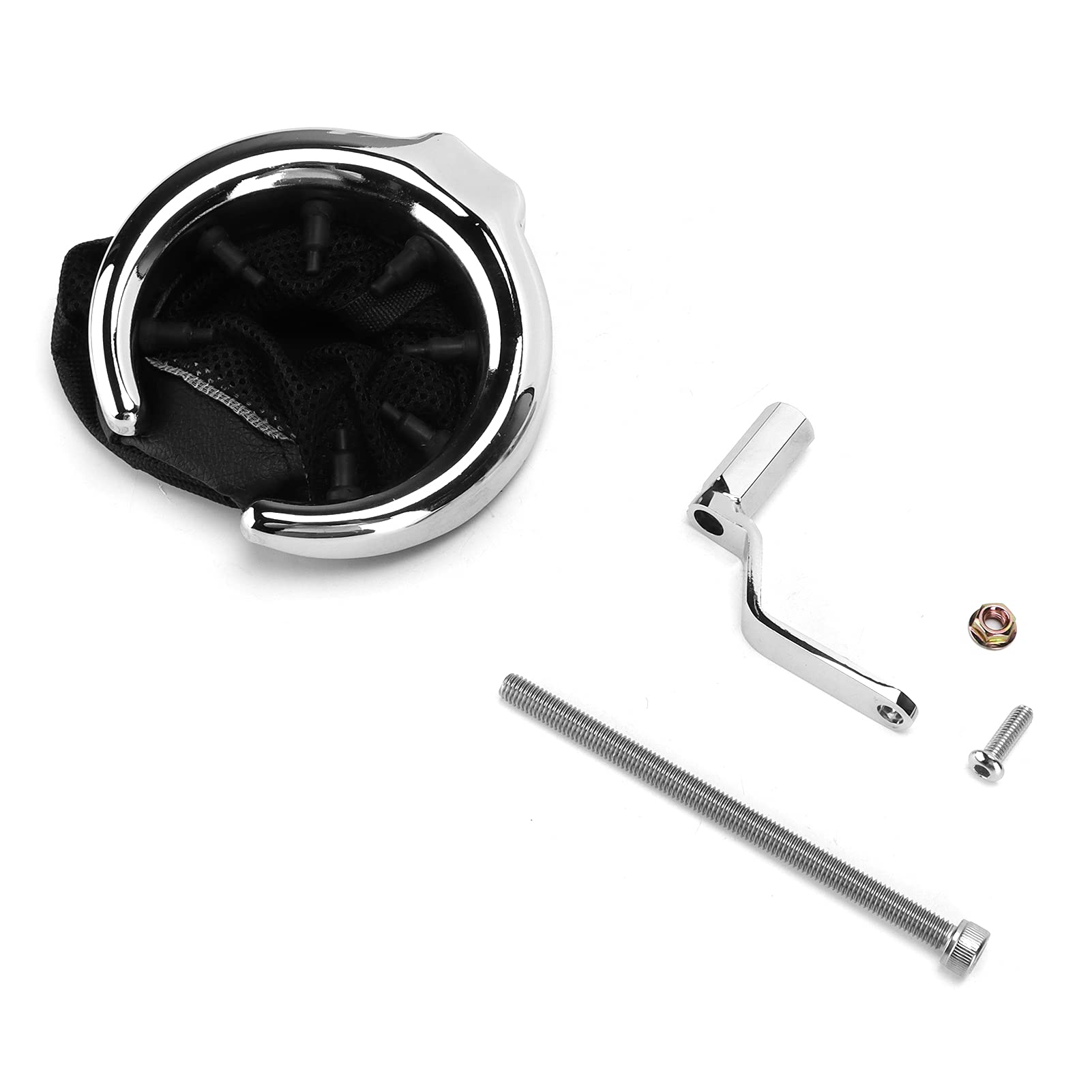 Portabicchieri Moto, Portabevande Pieghevole Portabottiglie Accessorio per Moto Sostituzione per Goldwing GL 1800 F6B(placcatura)