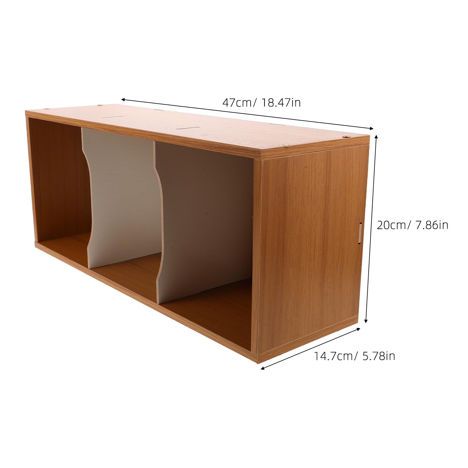 SOLUSTRE CD Organizer Ständer für Desktop mit Einfacher Montage und Praktischer Schreibtischablage für Studium und Büroorganisation