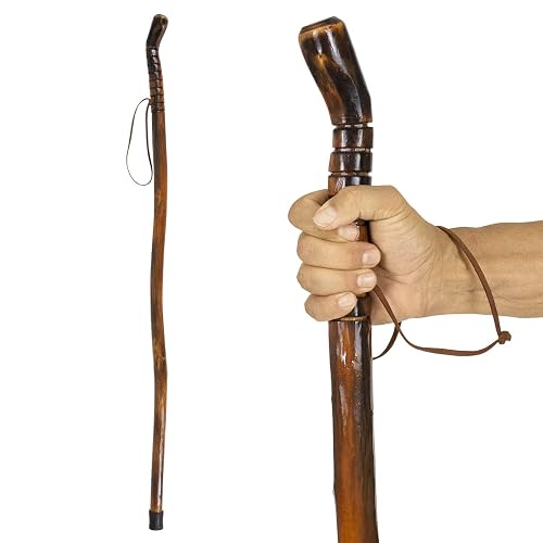 Vive Wooden Walking Stick for Hiking