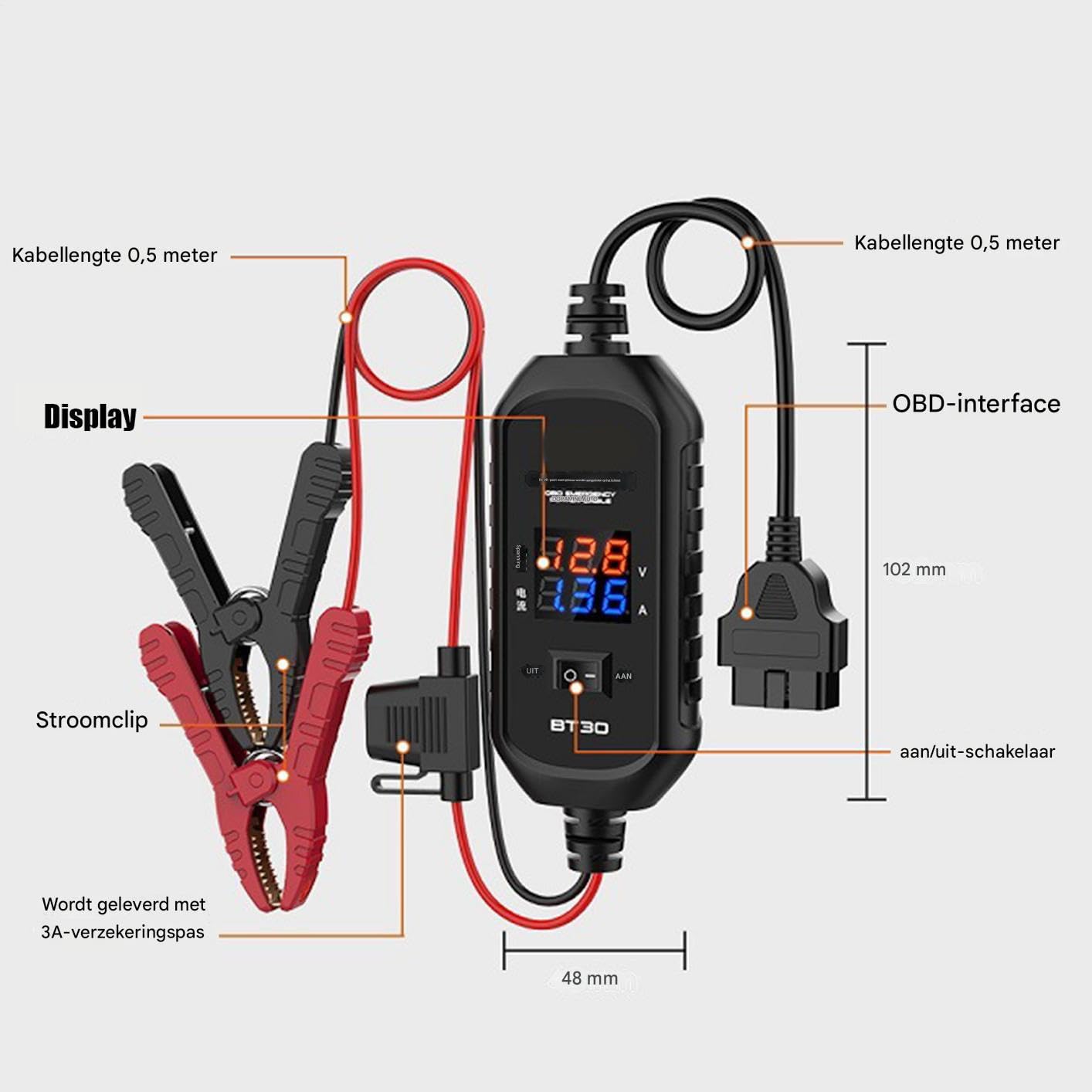 Auto Speicher Erhaltung | Fahrzeug ECU Batteriekabel - Plug-and-Play Netzstecker Autozubehör für LKW, tägliche Pflege, Computer, Werkstatt und Restaurierung