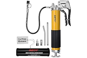 Heavy Duty Grease Gun Kit with Zerk Fitting