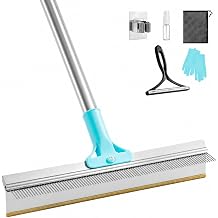 Carpet Rake for Pet Hair Removal with 53'' Adjustable Handle