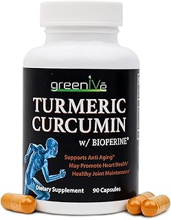 Sponsored Ad - GreenIVe Turmeric Curcumin with BioPerine 90 Capsules with Curcumin 46X Higher Absorption and Exclusively o...