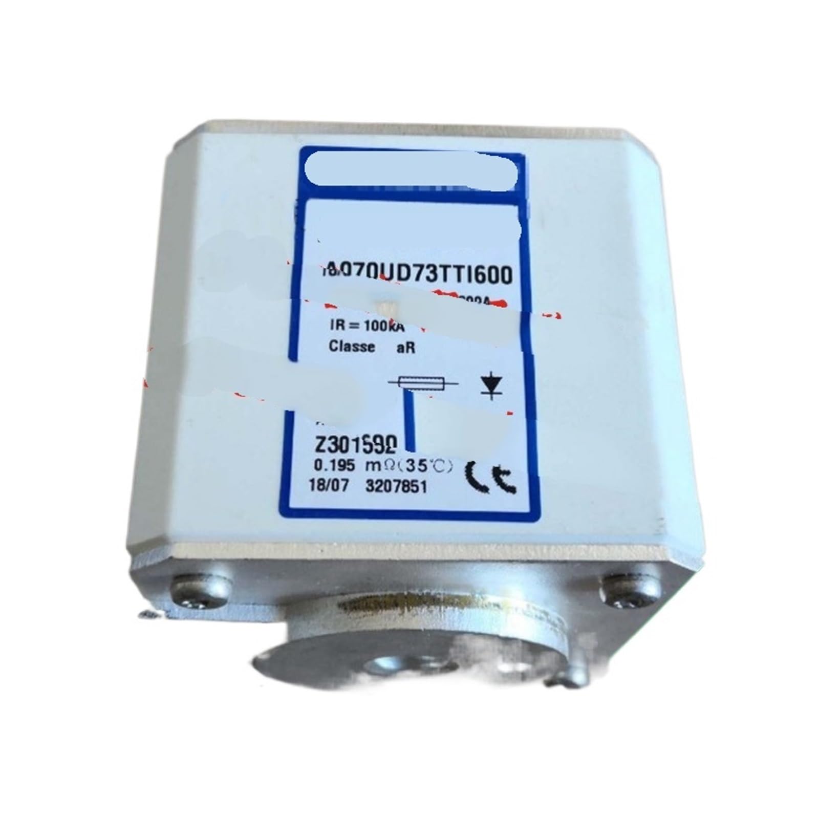 Fusible Z301552 protégez vos installations 700V CA 600A - 2