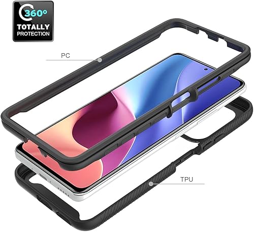 Miniatura 2 de QiongNi Funda para Xiaomi Redmi K40 Pro, funda protectora anticaídas y absorción de golpes para Xiaomi Poco F3 5G M2012K11AG  Mi 11X 5G M2012K11AI