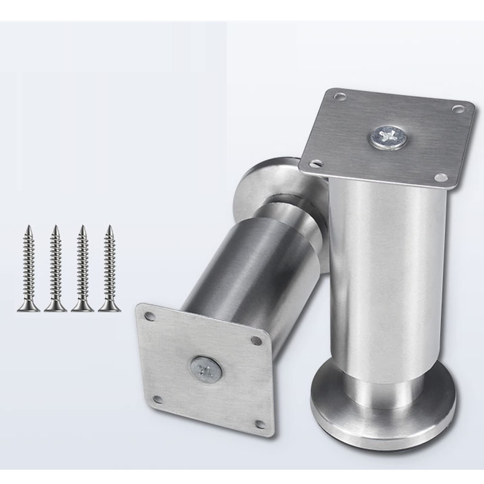 Gambe per mobili in metallo, Set di 4 gambe for tavolino da caffè in metallo industriale(30cm/11.8in)