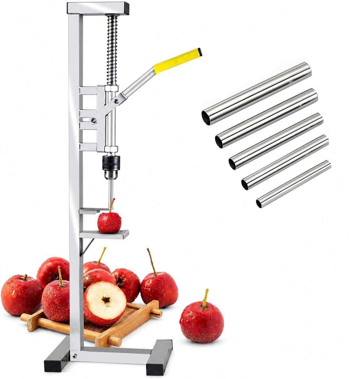 Obstentkerner aus Edelstahl, Weißdornentkerner mit 5 austauschbaren Klingen