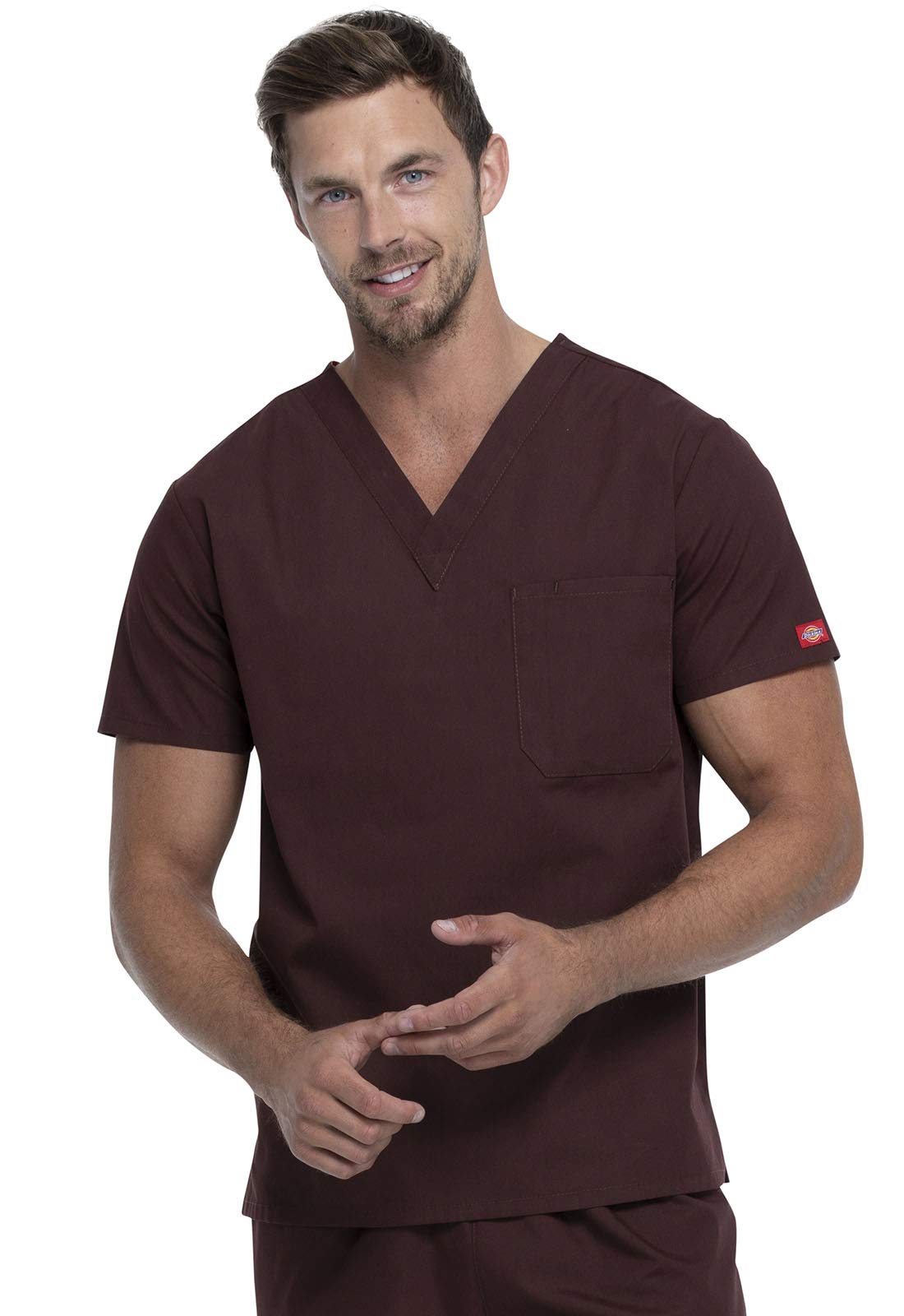DickiesUnisex Unisex V-Neck Top Medical Scrubs Shirt