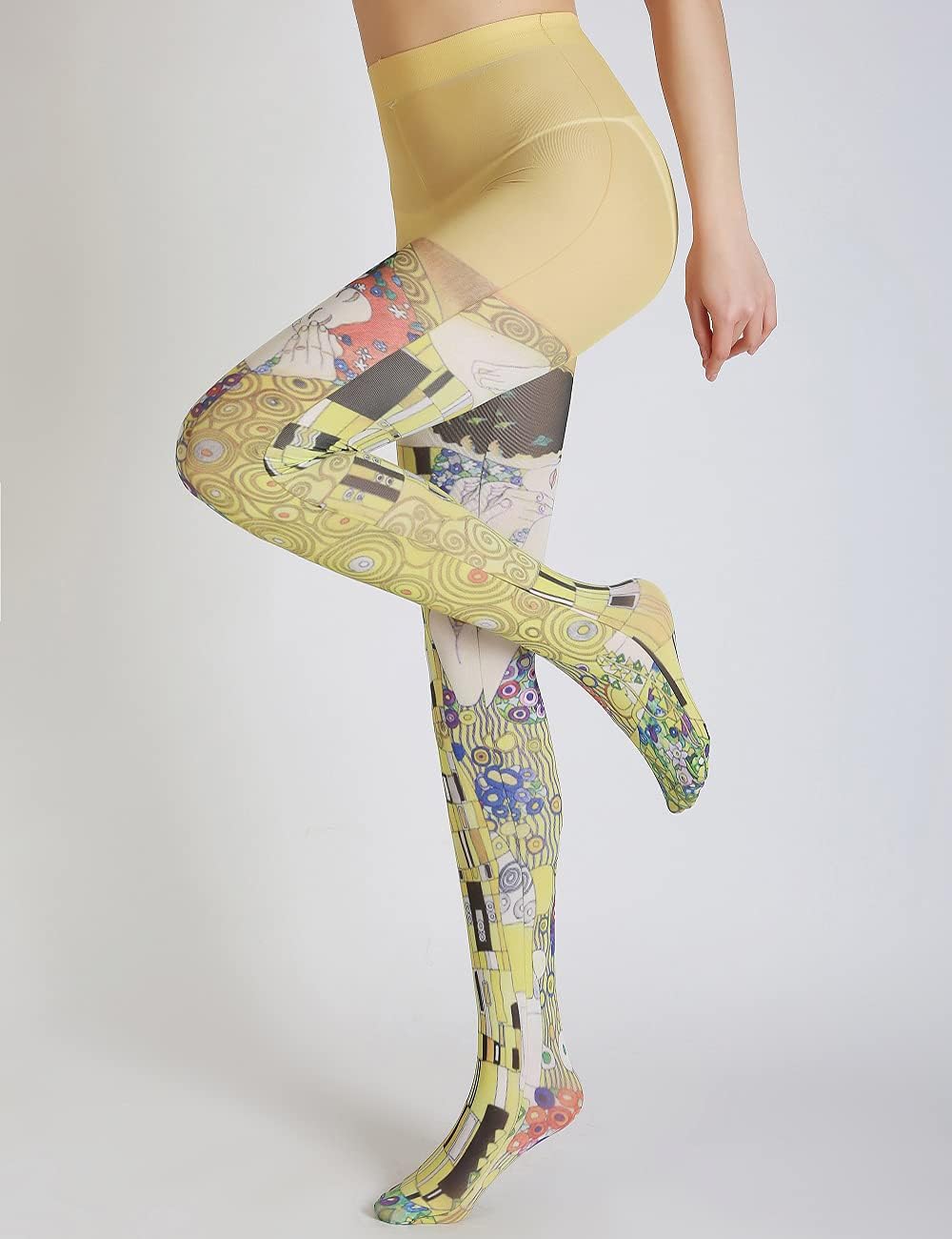 Sahabowi Women Tights, Sheer High Waist Pantyhose, Vintage Control Top Stockings - Image 2