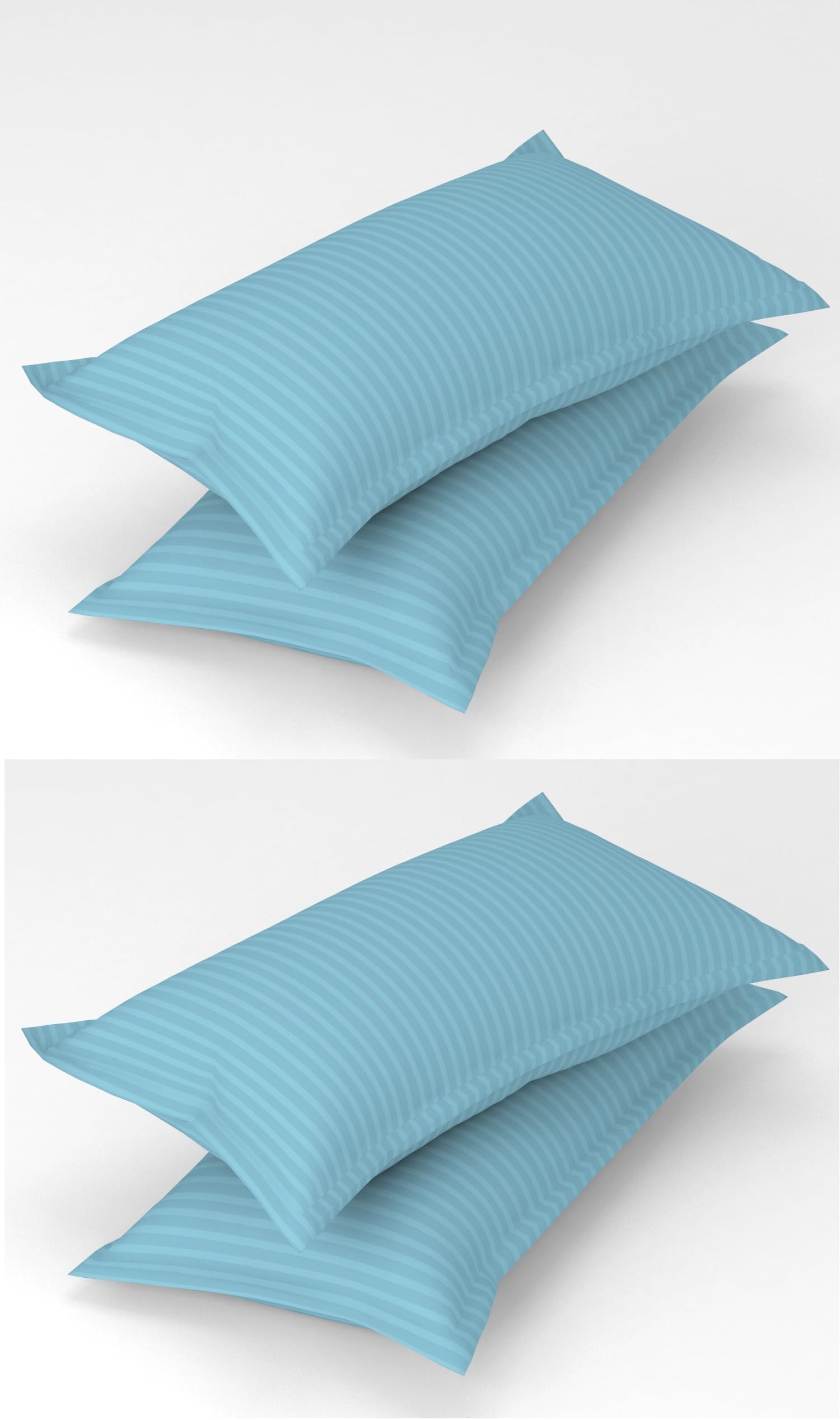 Beige Stripe Pillow Covers - Soft Cotton -18 Beige Stripe Pillow Covers - Soft Cotton -18